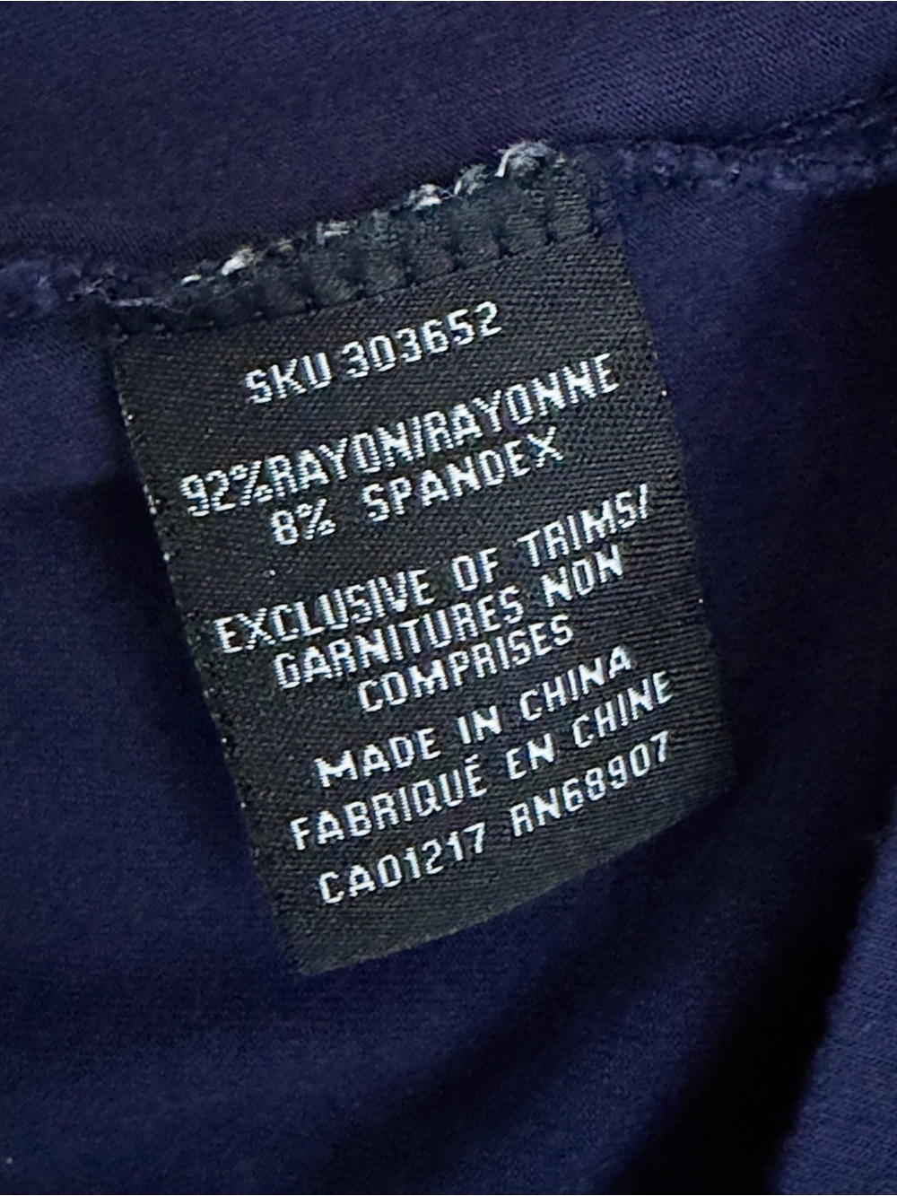 Le Château Navy Blue Bodycon Tank Dress - Size XXS - Picture 5 of 10